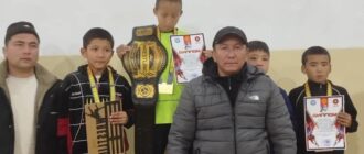 Юные борцы из Жайылского района завоевали «золото» и две «бронзы» на республиканском турнире