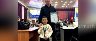 Юный шахматист из Таласа Акжол Женишбеков завоевал серебро чемпионата Кыргызстана